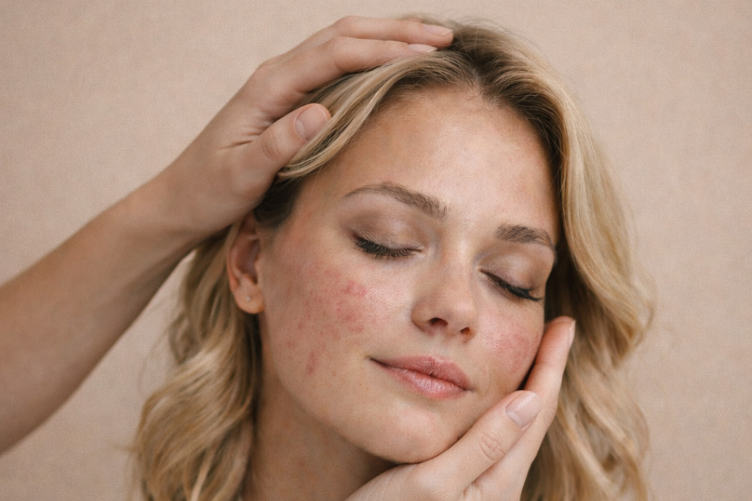 Gevoelige en reactieve huid door ontstekingsreacties behandeld bij Bar à Beauté Knokke